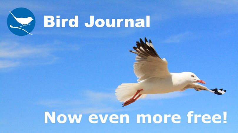 Bird Journal is now even more free!